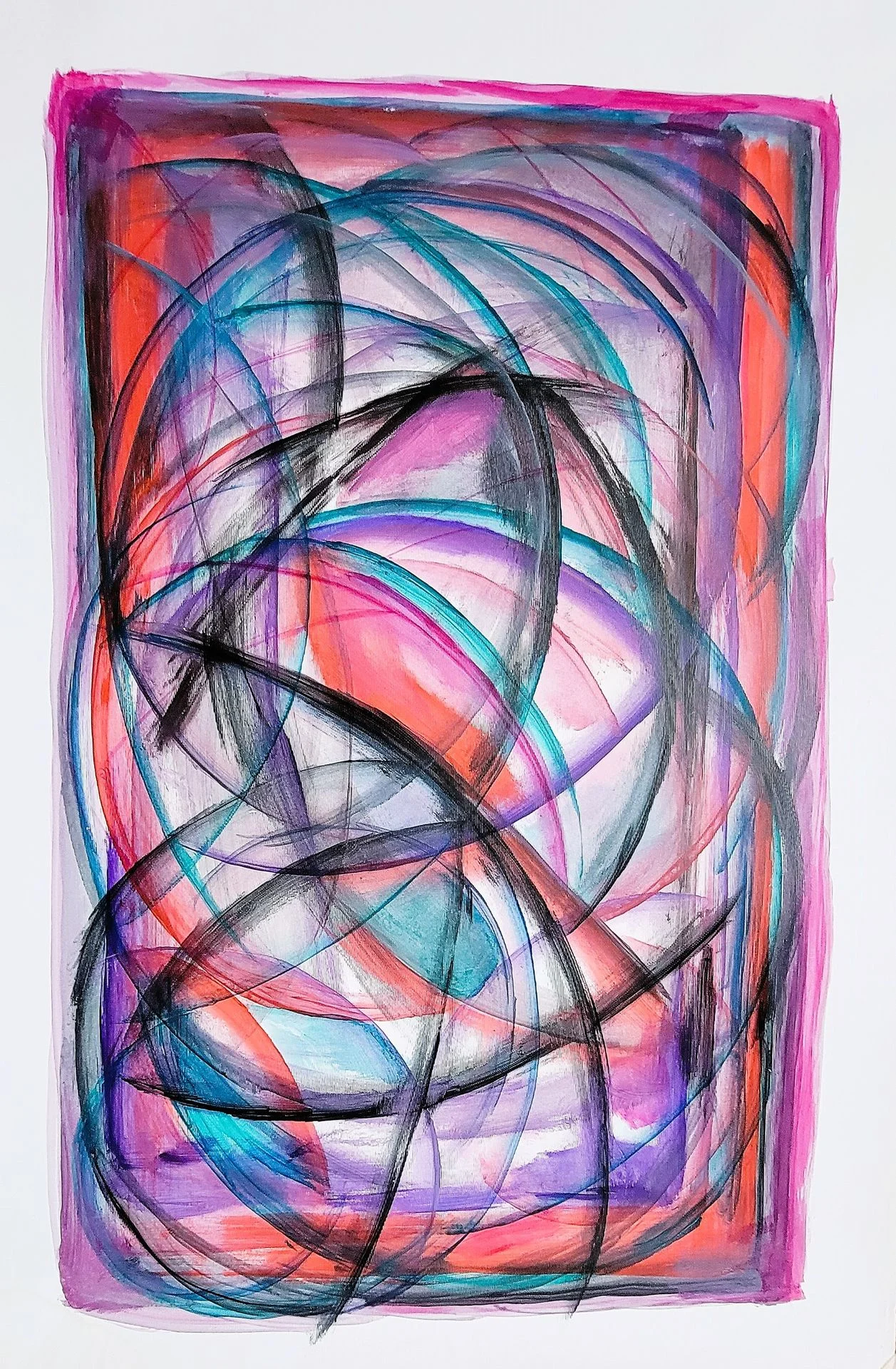 Artista - El Arco de Valentino - Acrílico sobre papel texturizado - 26 x 40
