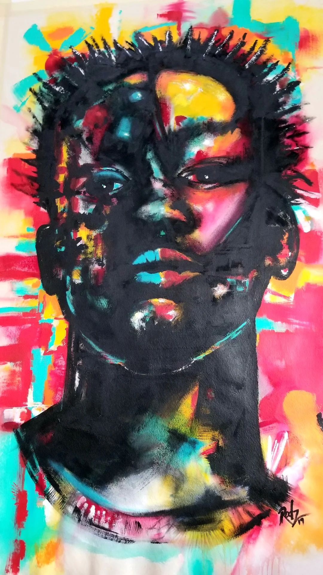 Artista - Sin Nombre - Acrílico sobre lienzo - 34 x 43